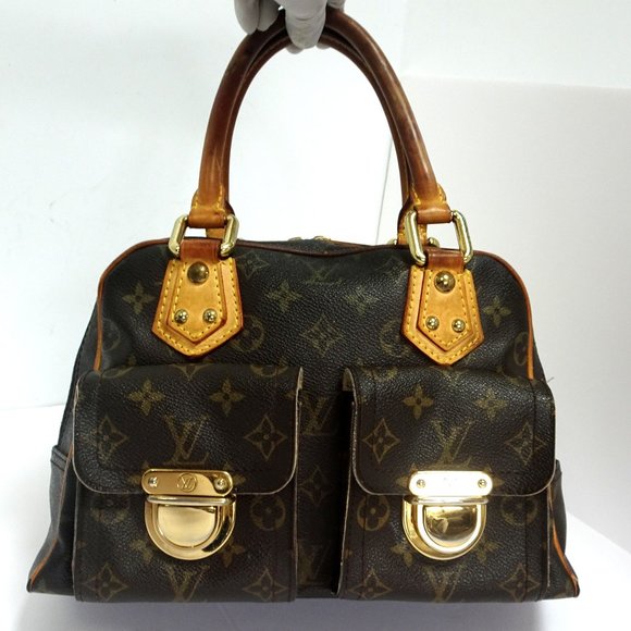 Louis Vuitton Handbags - Auth LOUIS VUITTON Manhattan Handbag Satchel Bag